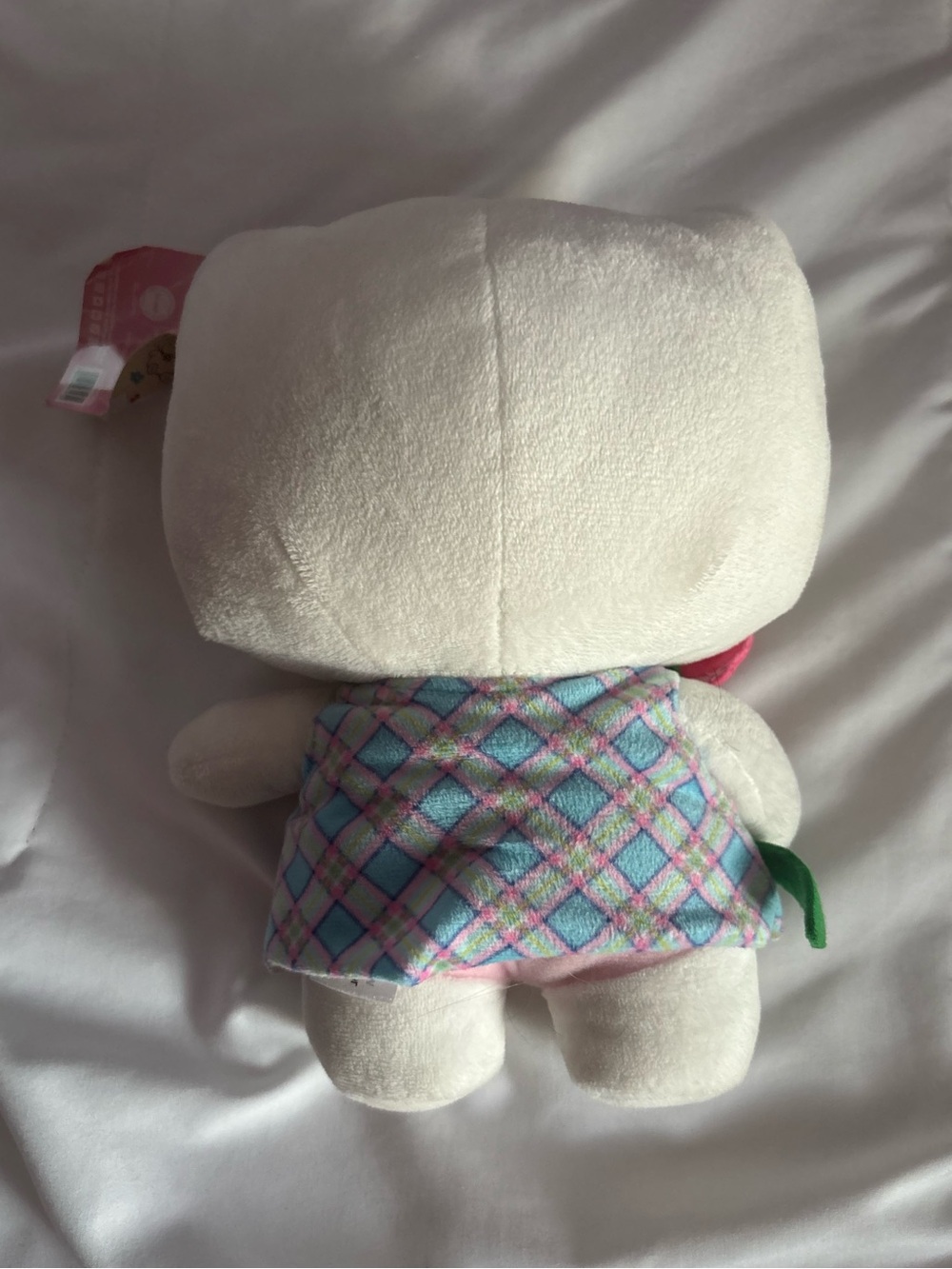 Sanrio Hello Kitty 8" Easter Plush - Pastel Plaid Dress & Flower NWT - Picture 2 of 9